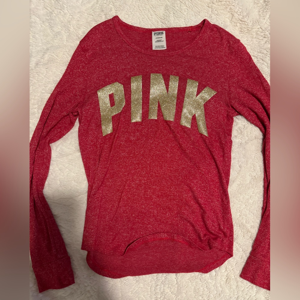 Victoria's Secret Pink Heathered Top